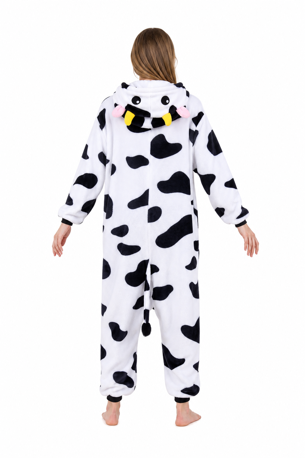Adult Cow Kigurumi Onesie with Horns