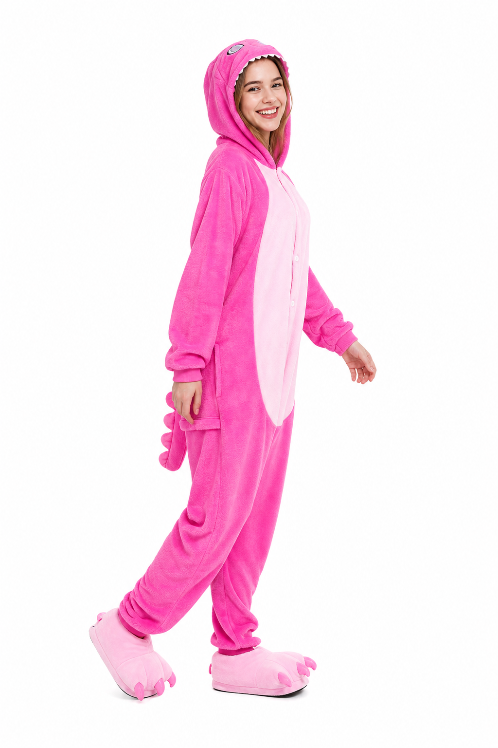Adult Pink Monster Kigurumi Onesie