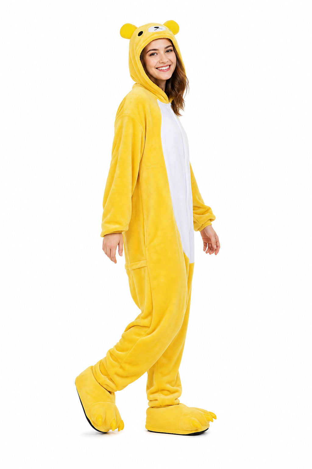 Adult Yellow Bear Kigurumi Onesie