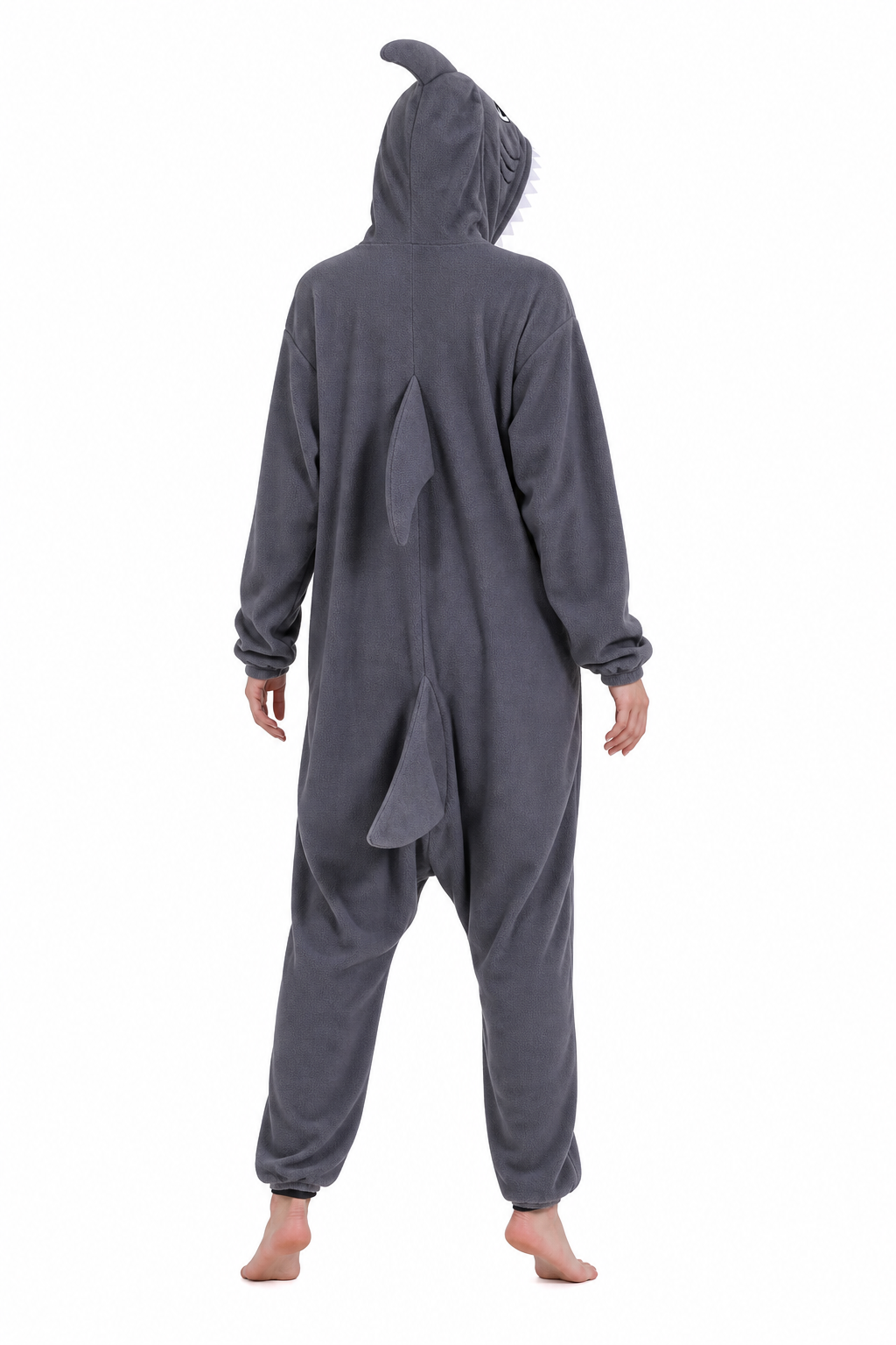 Adult Dark Grey Shark Kigurumi Onesie