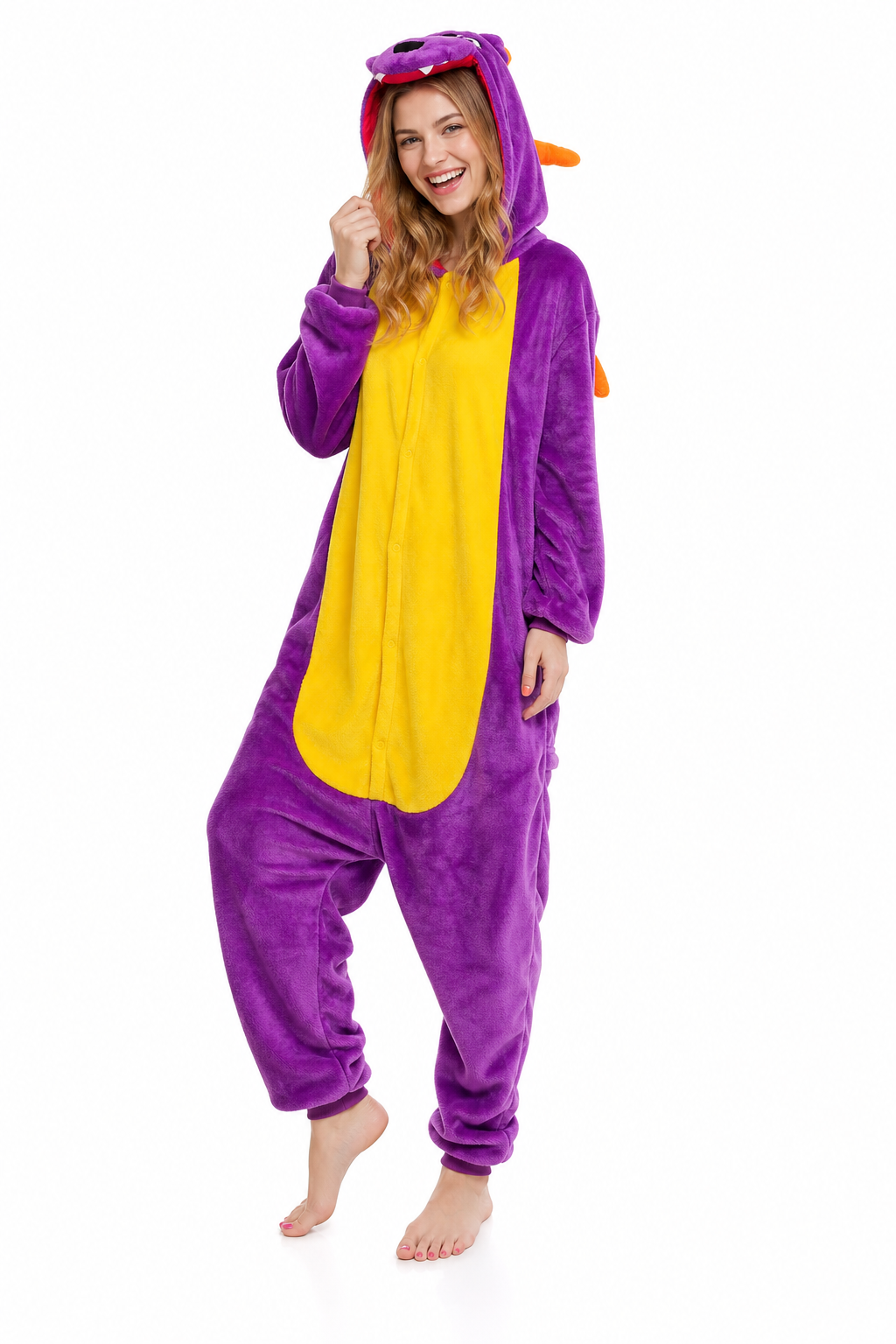 Adult Purple Dragon Kigurumi Onesie