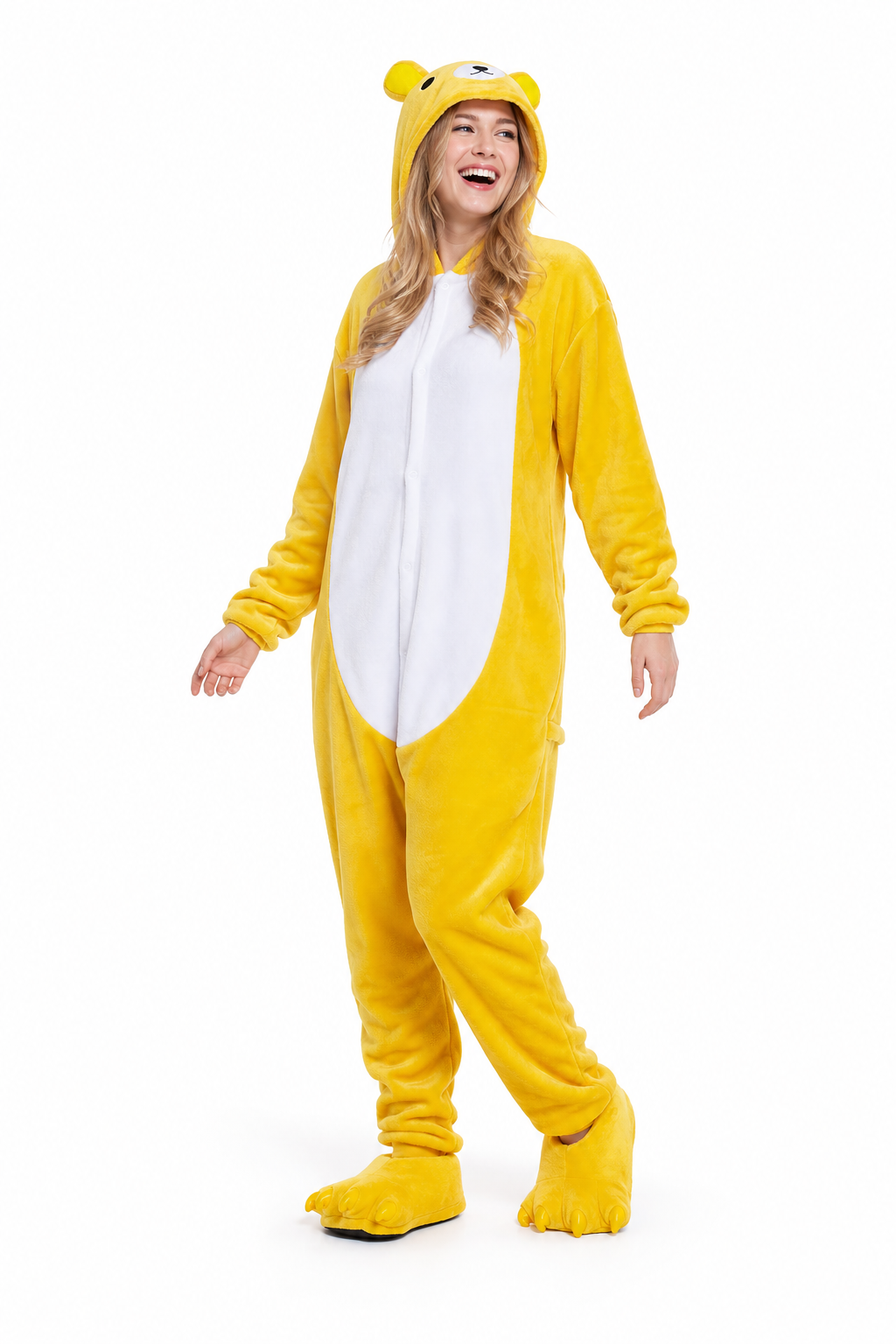 Adult Yellow Bear Kigurumi Onesie