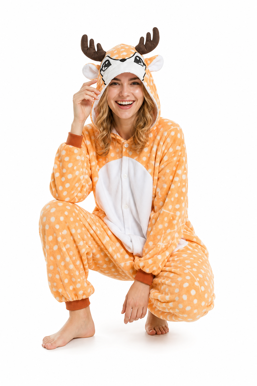 Adult Spotted Fawn Kigurumi Onesie