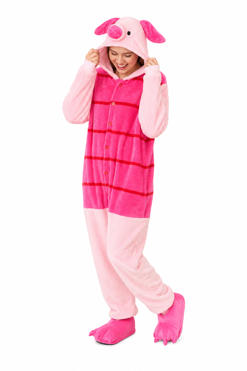 Adult Pink Piglet Kigurumi Onesie