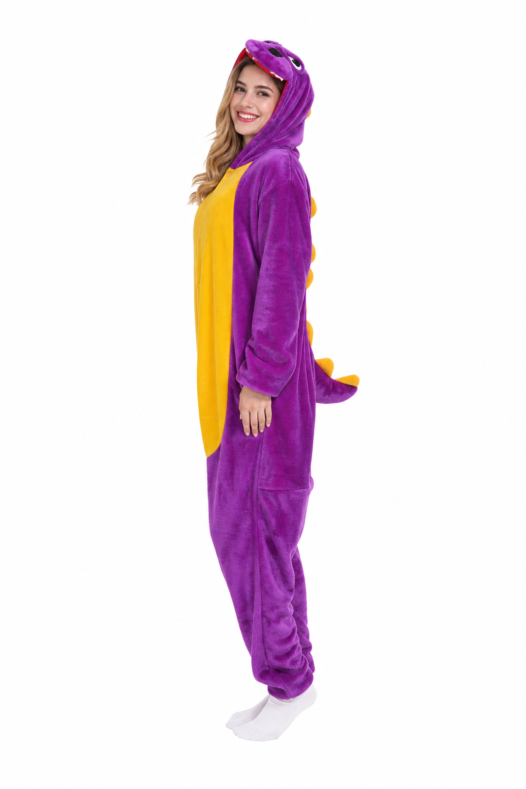 Adult Purple Dragon Kigurumi Onesie