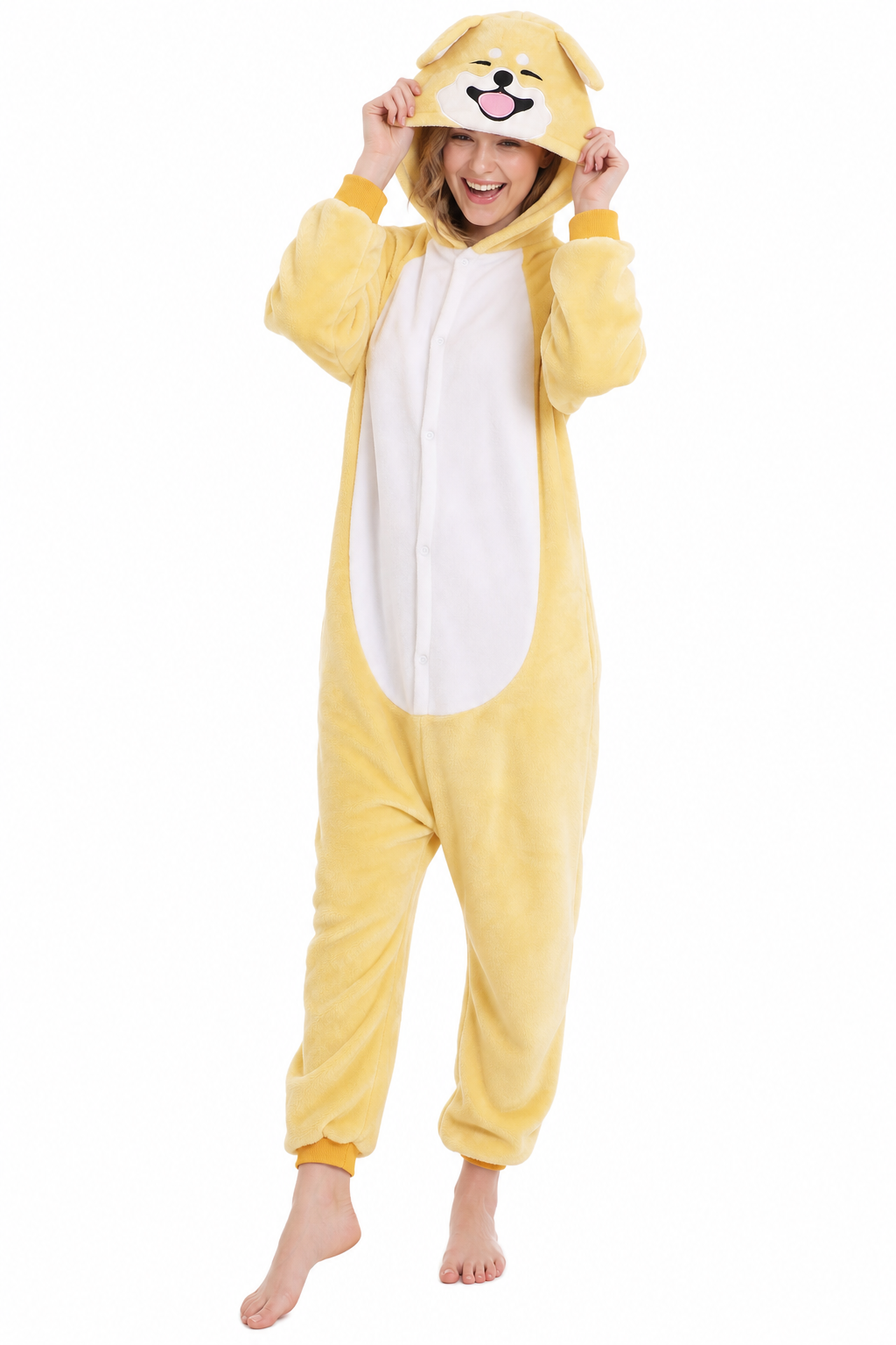 Adult Yellow Shiba Inu Plush Kigurumi