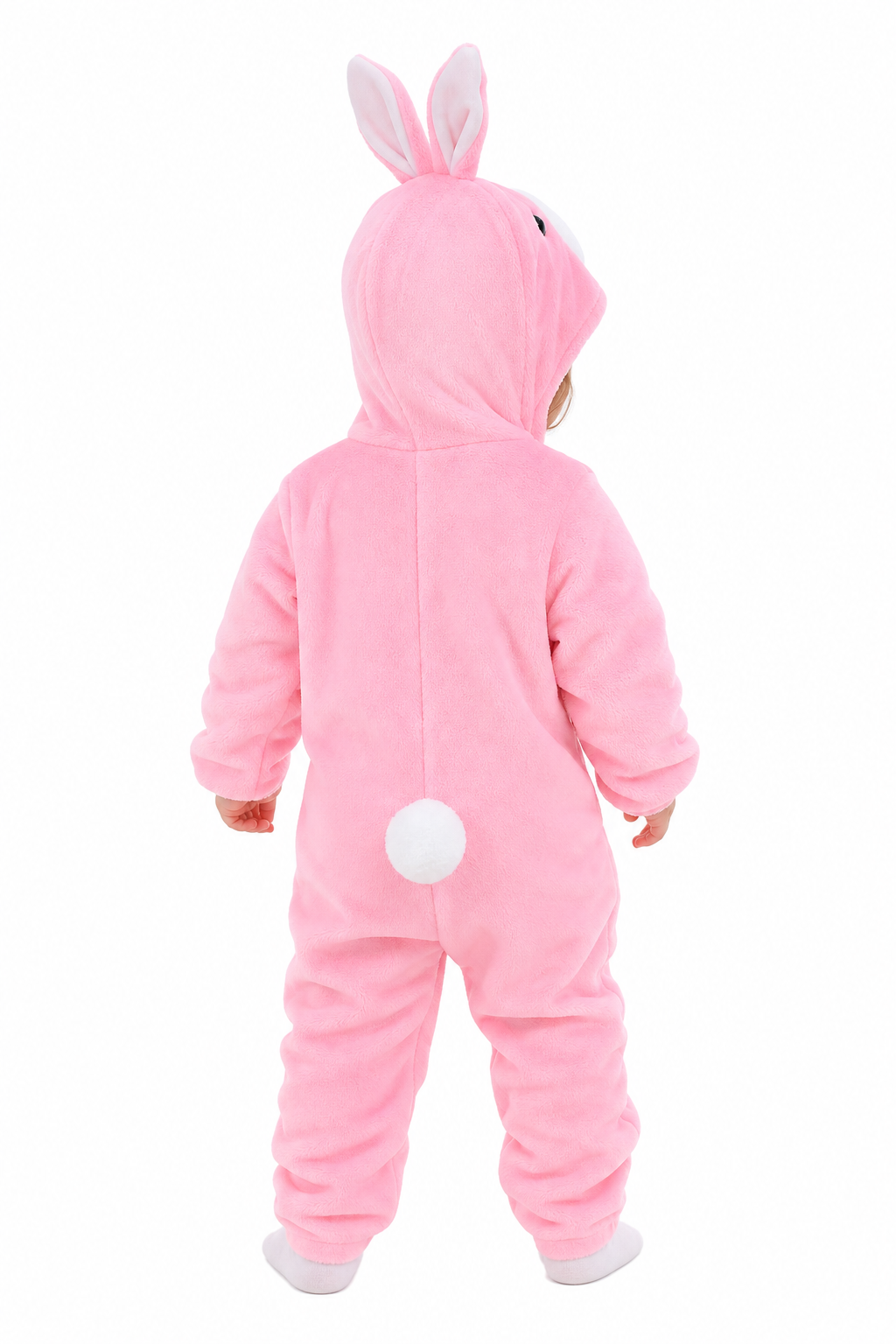 Cute Pink Bunny Baby Plush Kigurumi Onesie