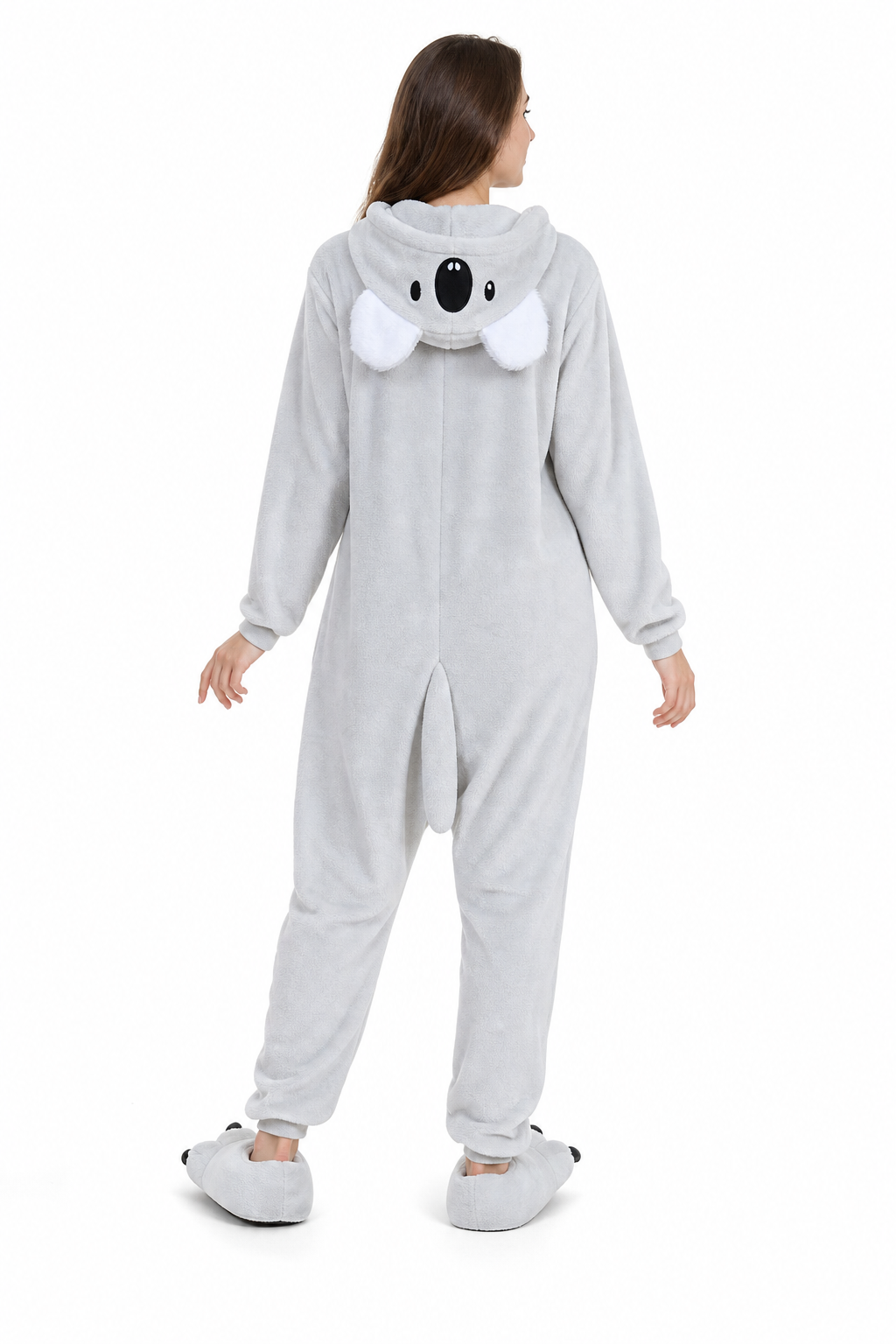Adult Hooded Grey Koala Kigurumi Onesie