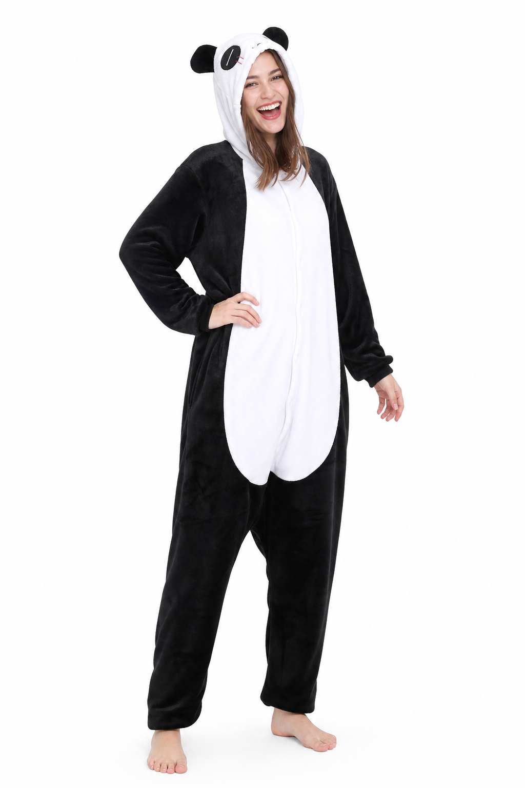 Adult Black & White Panda Kigurumi Onesie