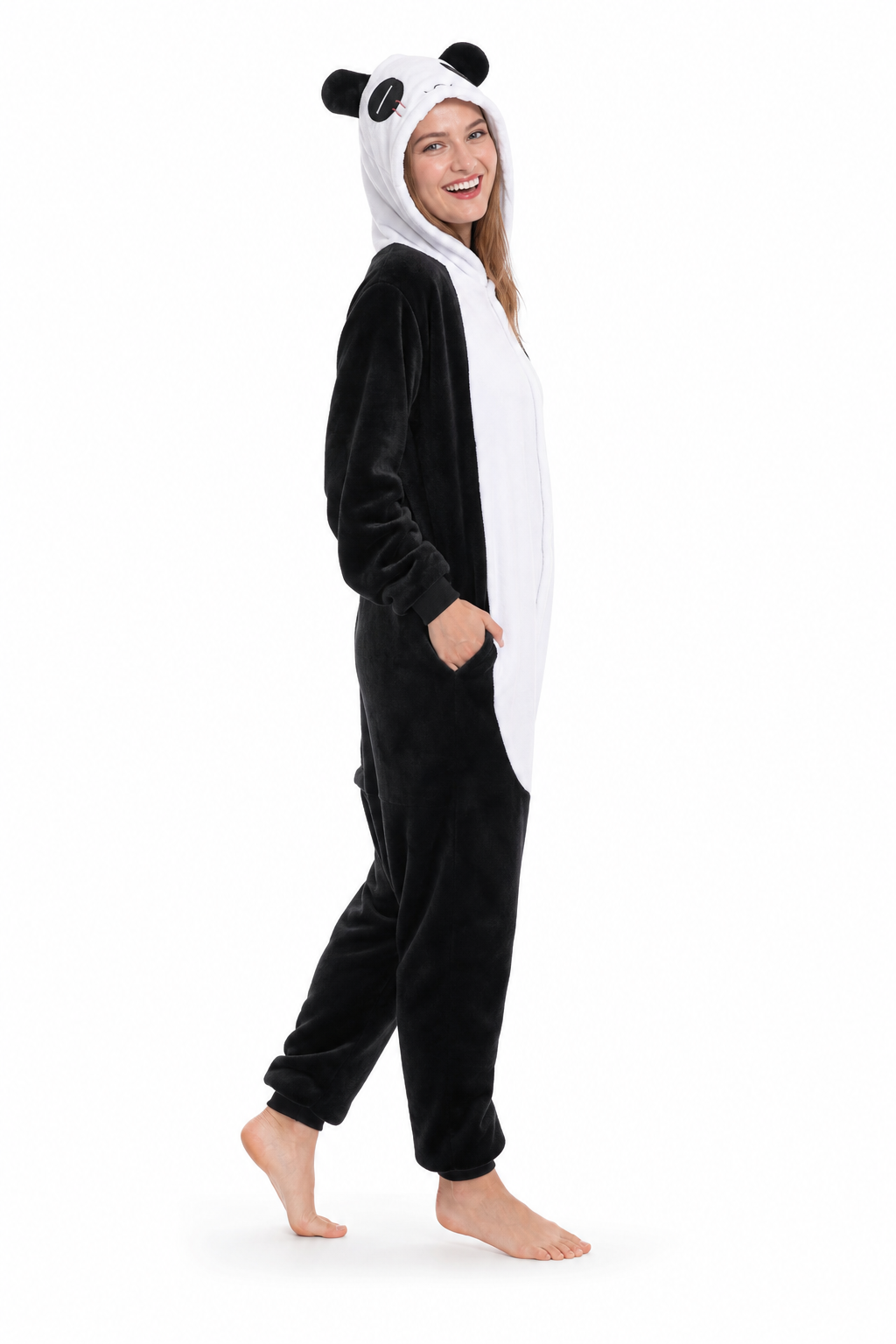 Adult Black & White Panda Kigurumi Onesie