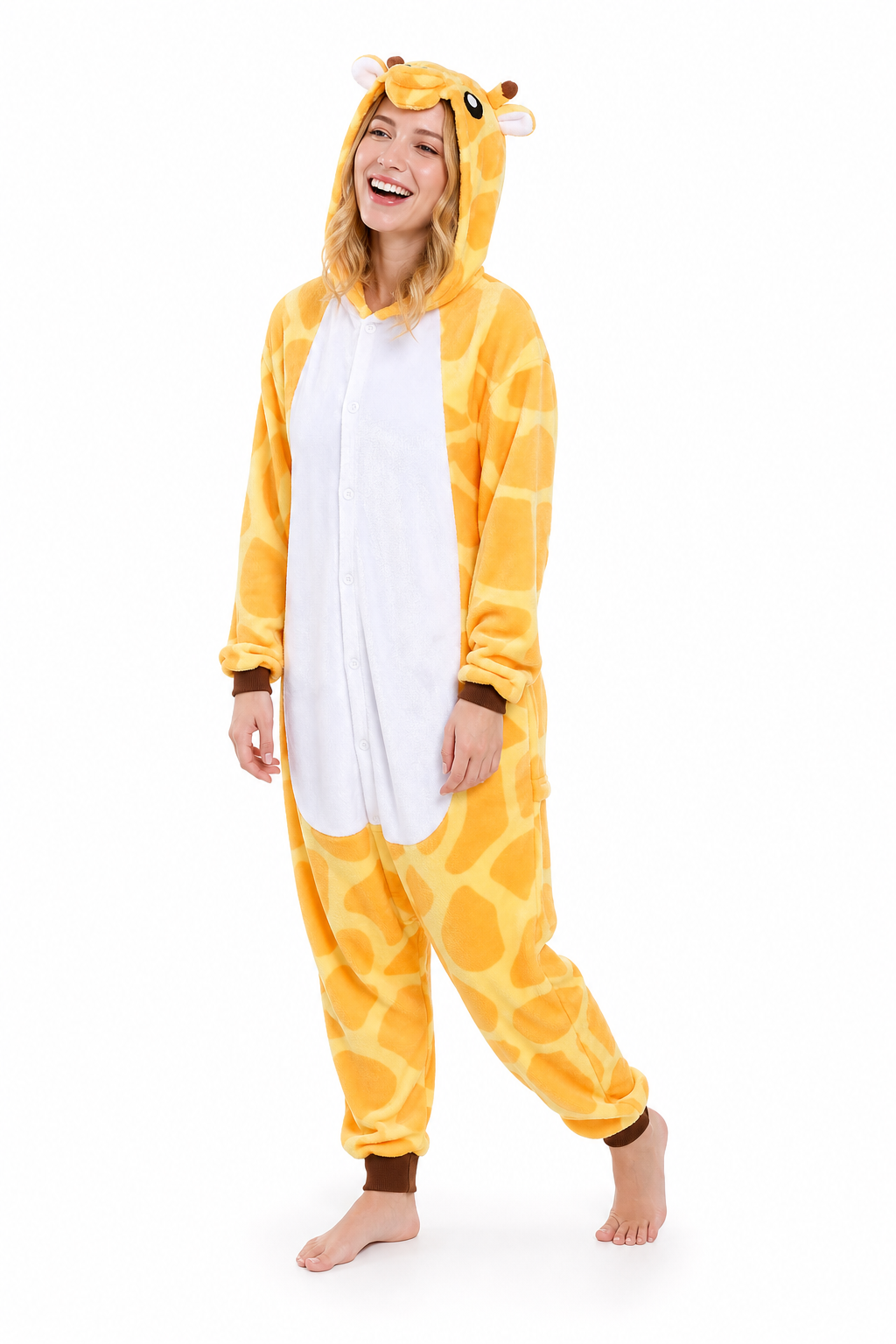 Adult Hooded Giraffe Kigurumi Onesie