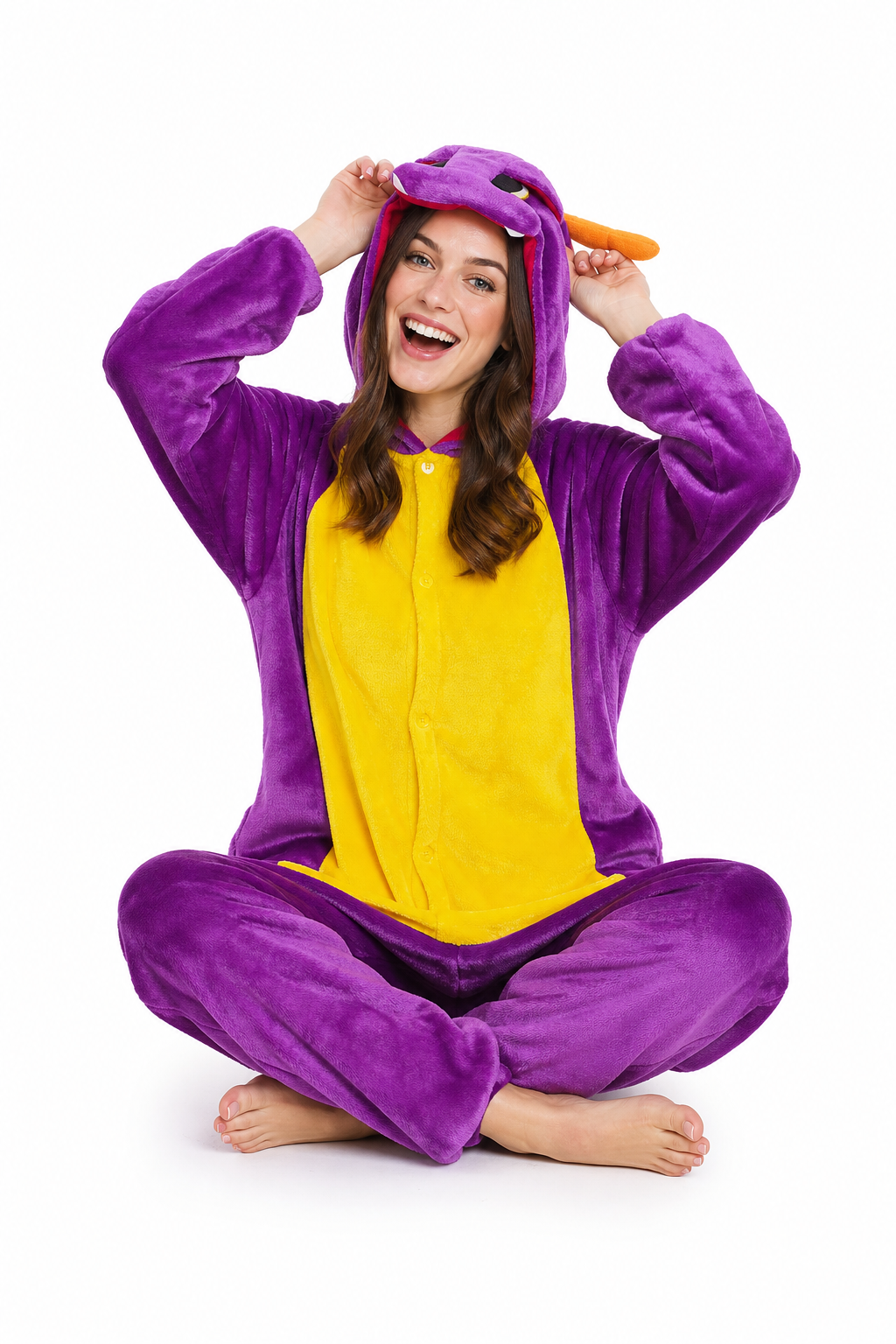 Adult Purple Dragon Kigurumi Onesie