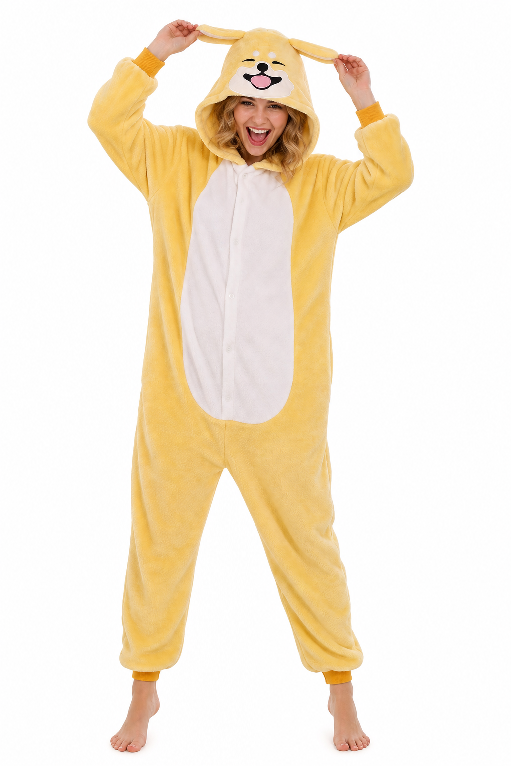 Adult Yellow Shiba Inu Plush Kigurumi