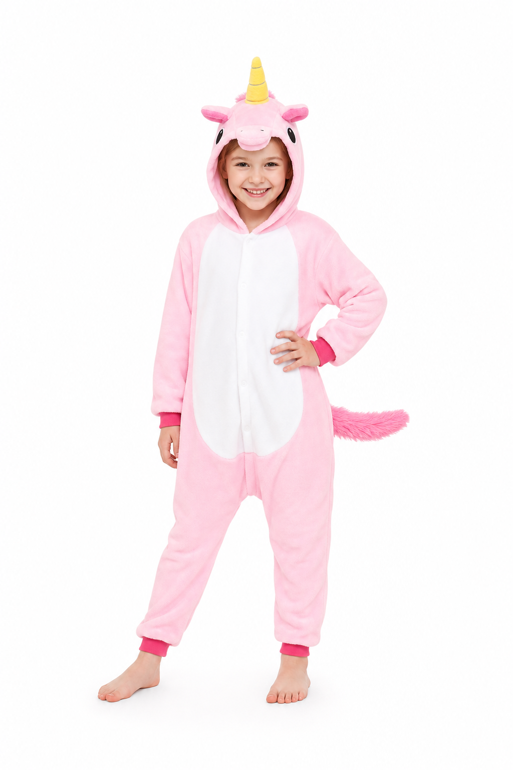 Cozy Pink Unicorn Hooded Kigurumi