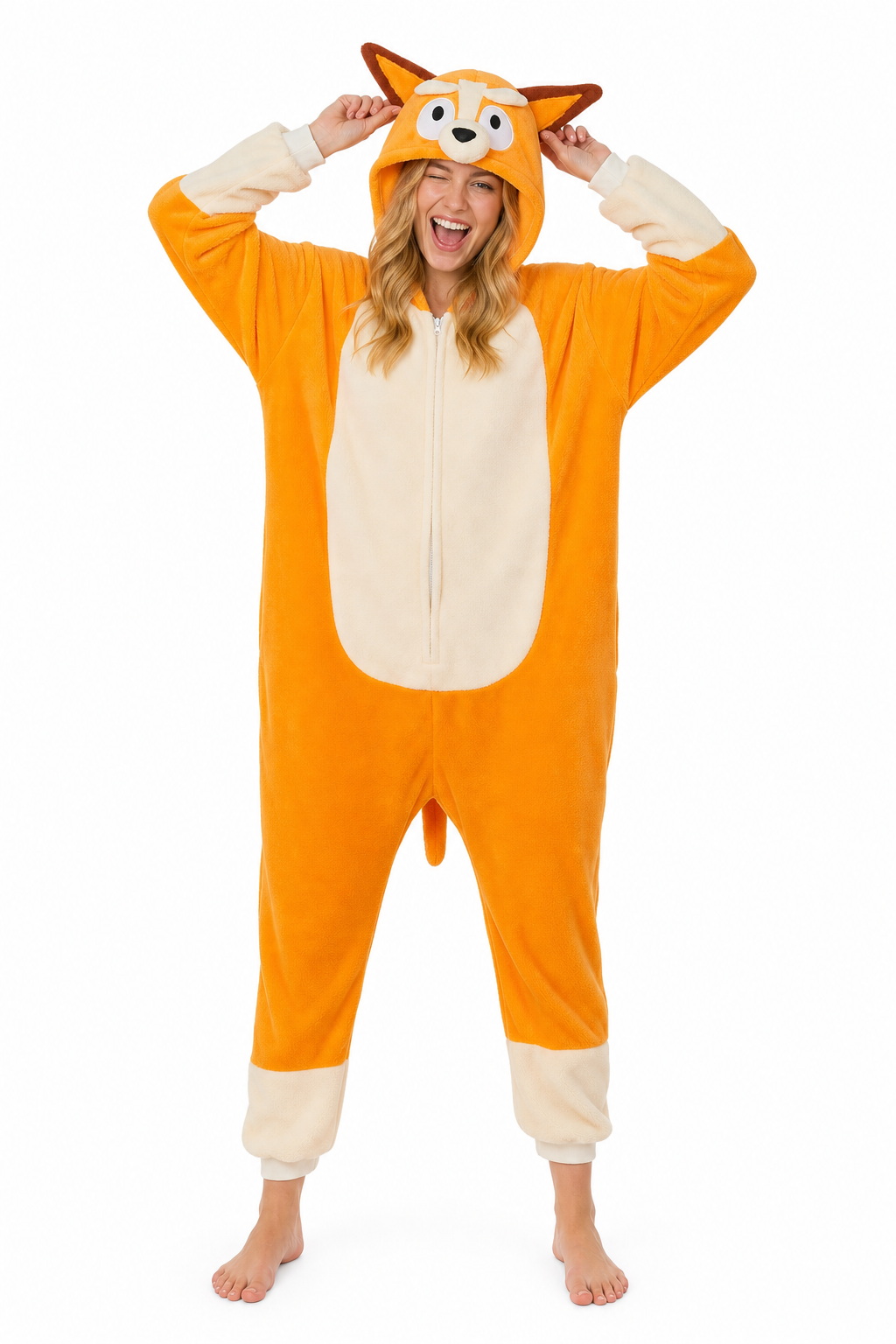 Plush Orange Fox Kigurumi