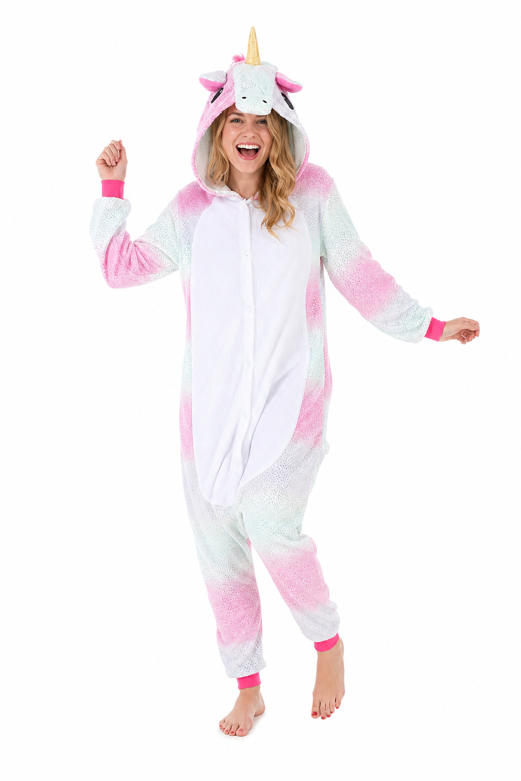 Sparkly Ombre Unicorn Plush Kigurumi