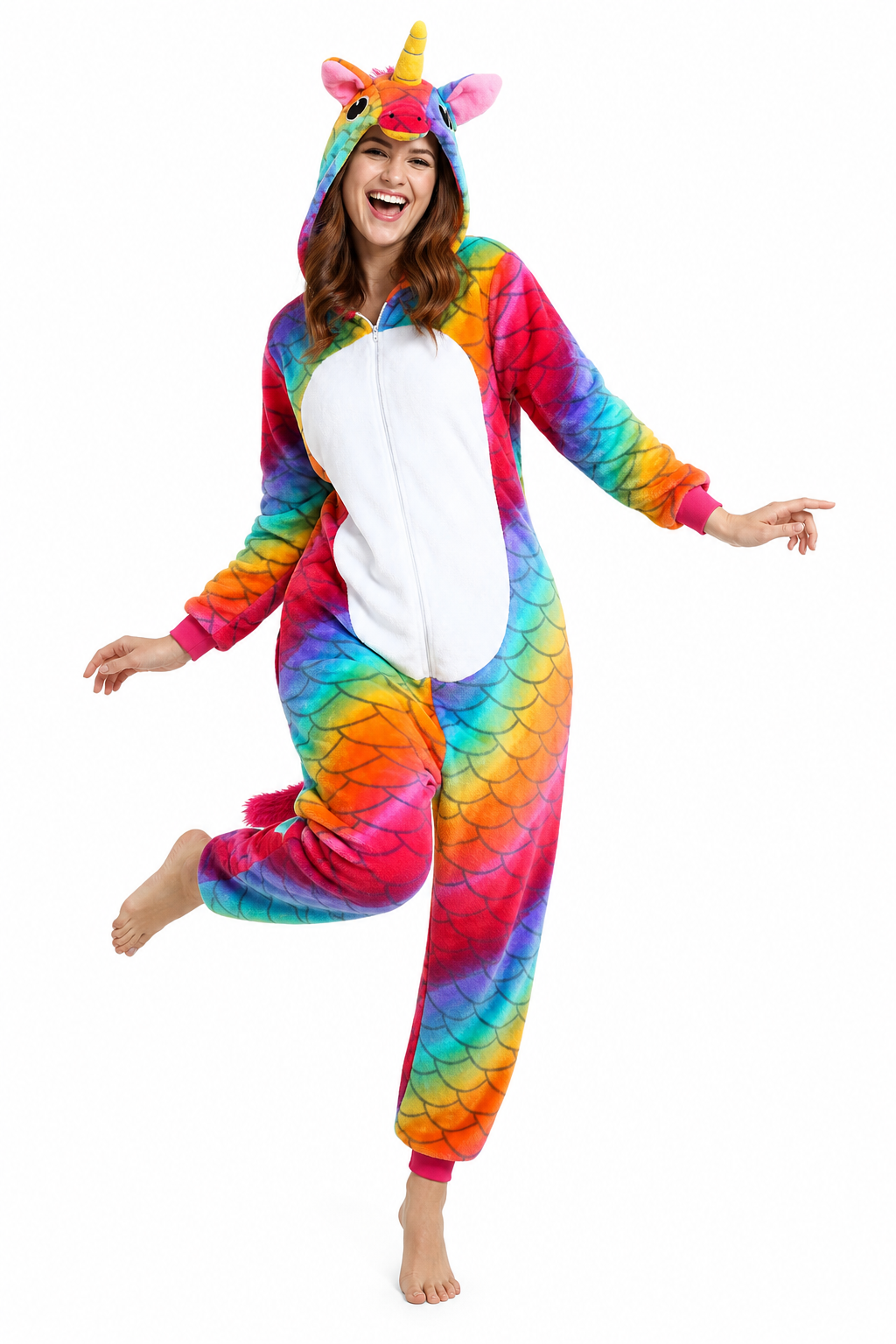 Unicorn Kigurumi with Rainbow Scales