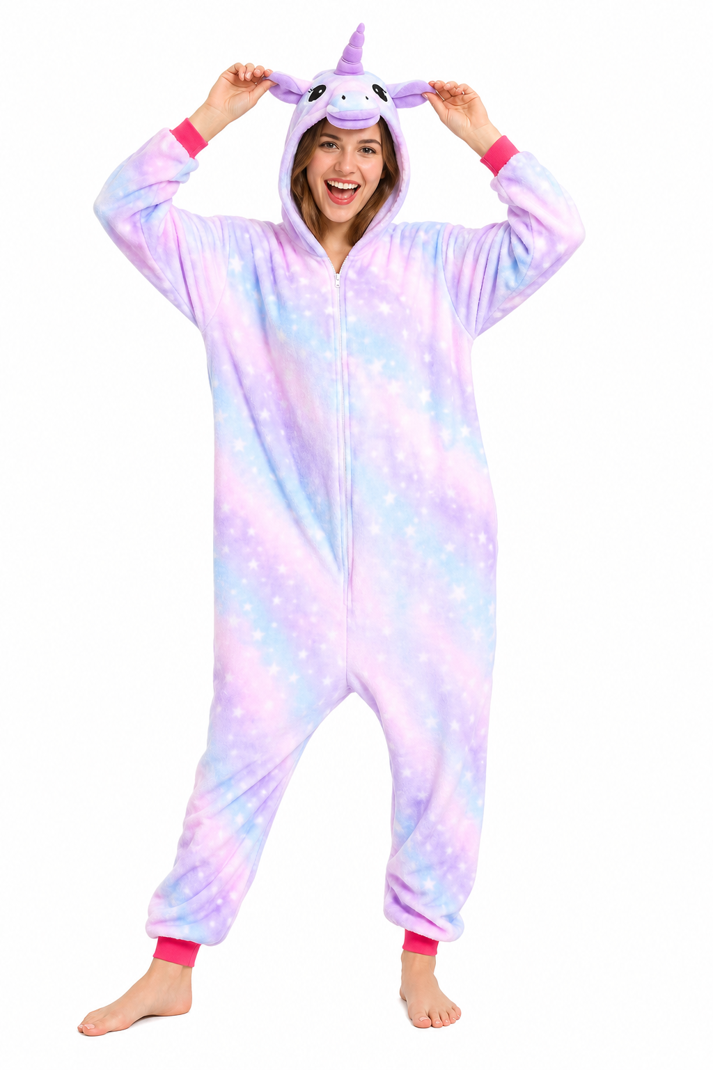 Unicorn Starry Galaxy Plush Onesie